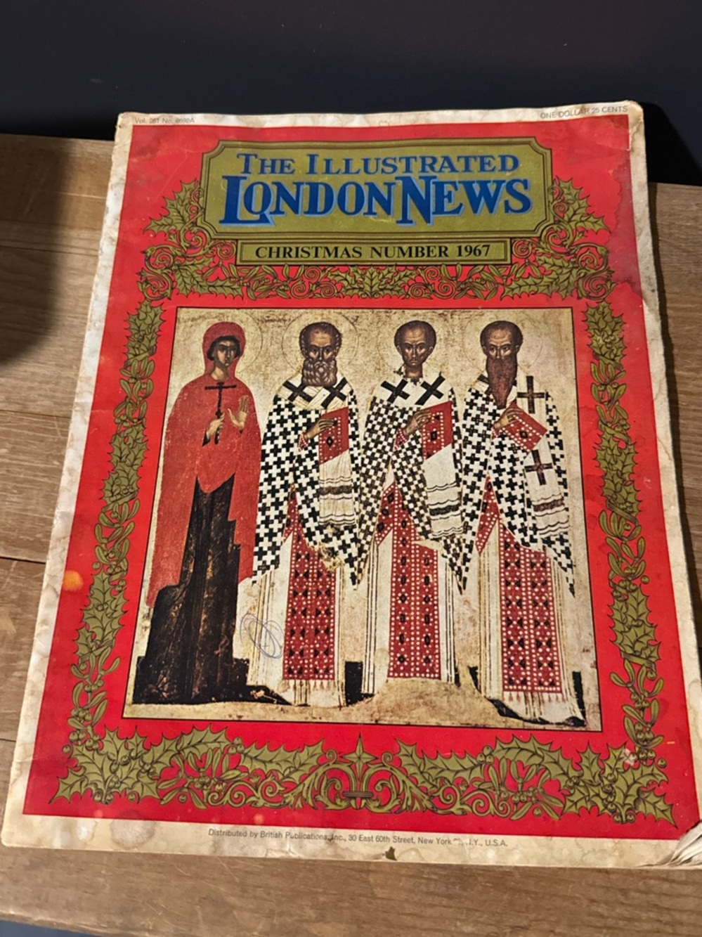 Vintage Illustrated London News Christmas Issues 1964 & 1967, Retro Ads